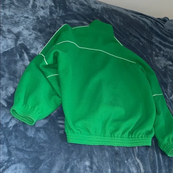 Balenciaga Green Tracksuit Fleece Jacket